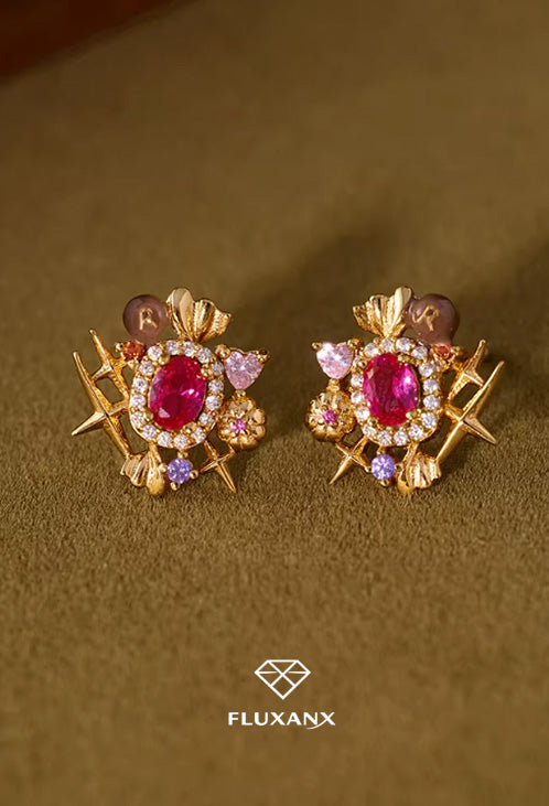 Candy Enamel Petite Stud Earrings