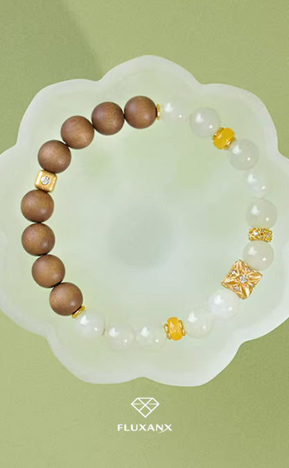 Jadewood Harmony Beaded Bracelet