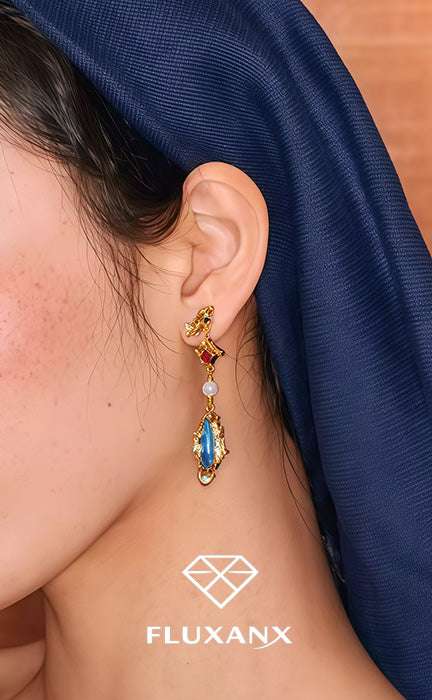 Lumière Asymmetric Pearl Drop Earrings