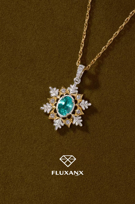Frostlight Paraiba Pendant Necklace
